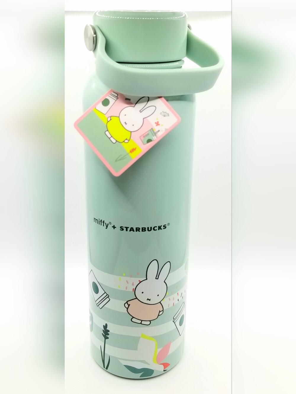 Starbucks x Miffy 2026 Mint Green 27 Oz Stainless Steel Water Bottle